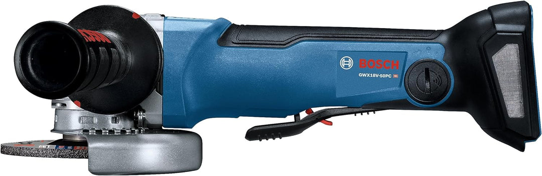Bosch 5" Angle Grinder with No Lock-On Paddle Switch