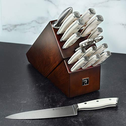 Zwilling J.A. Henckels International 16 Piece Forged Accent Knife Block Set - Off-White