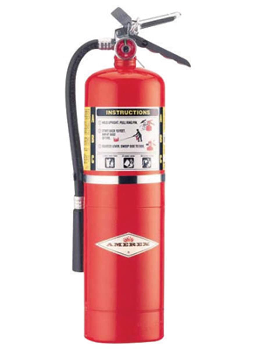 Amerex B456, 10 lb ABC Dry Chemical Fire Extinguisher