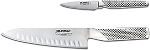 Global 2 Piece Knife Set - Silver