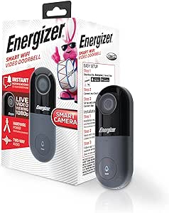 Energizer Smart Video Doorbell SIL-Black