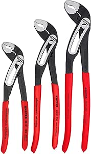 Ensemble de pinces crocodile Knipex, 3 pieds