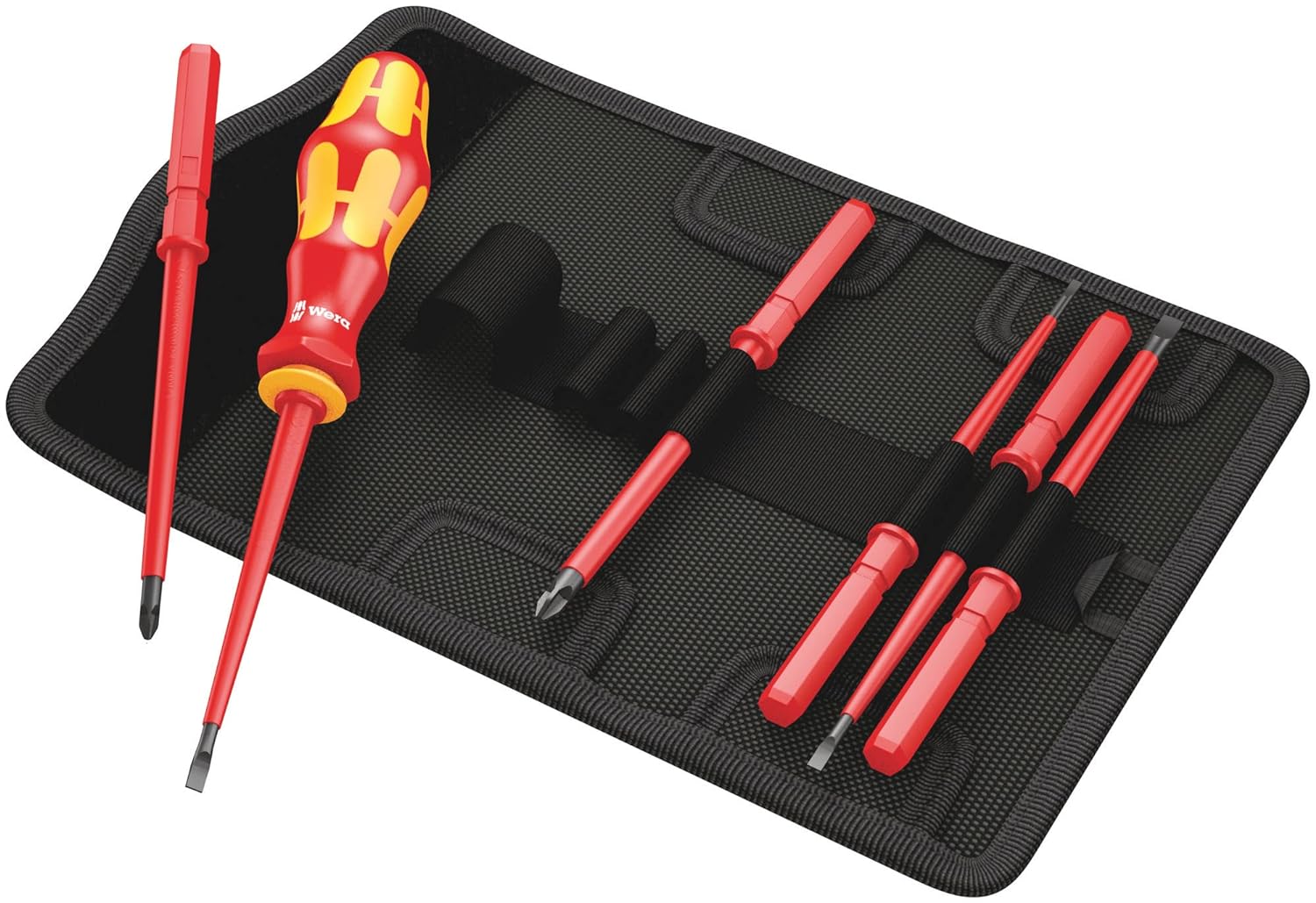 Wera KK VDE 60i/7 Insulated Interchangeable Blade Pouch Set - 7 Piece