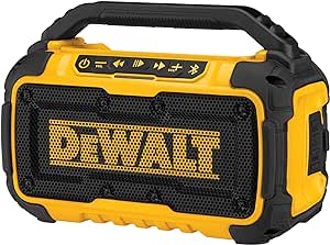 Dewalt 20V Max Bluetooth Jobsite Speaker - Yellow/Black