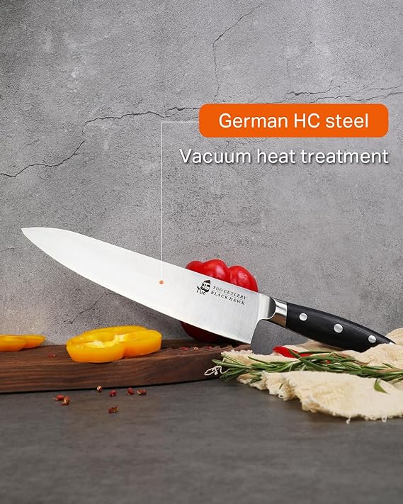 Couteau de chef de cuisine professionnel Tuo 10" - Black Hawk