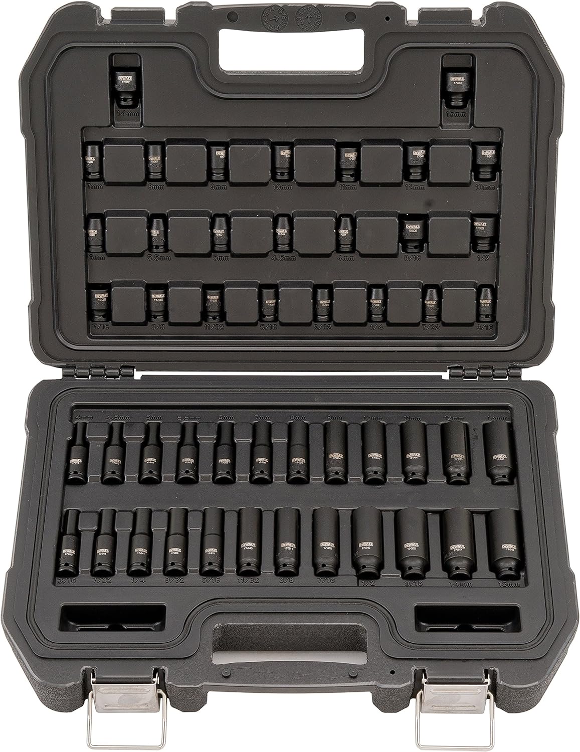 Jeu de douilles à choc Dewalt 1/4", 48 pièces