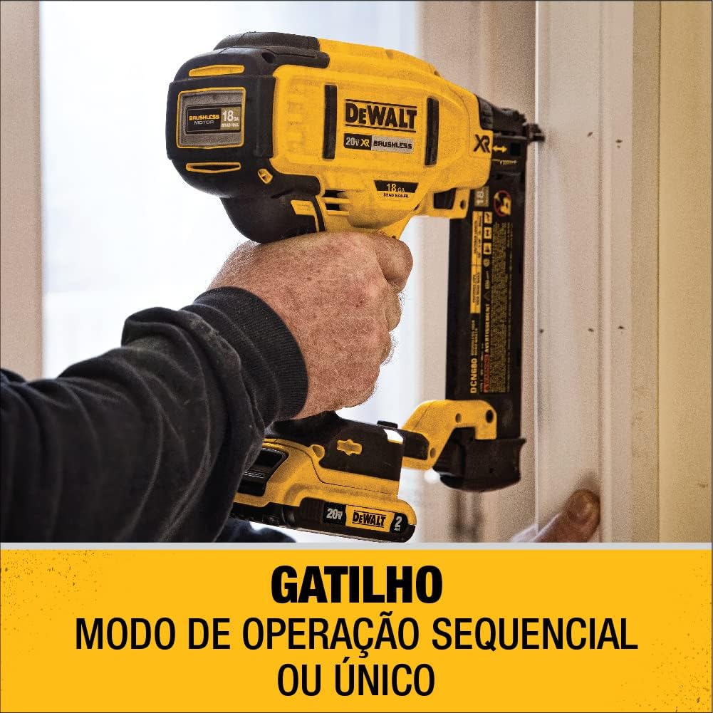 Dewalt 20V MAX XR, outil de clouage Brad de calibre 18 uniquement