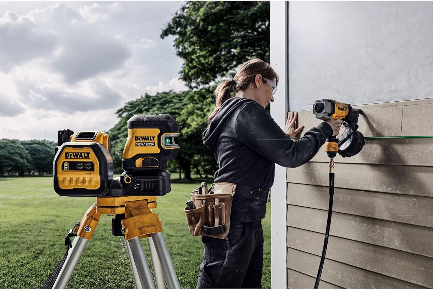 Niveau laser Dewalt 20 V/12 V Max – Outil seul uniquement – Vert