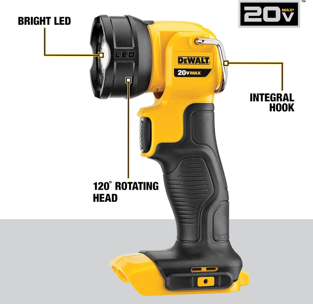 Dewalt 20V Cordless Power Tool Set with 2 Batteries and Charger