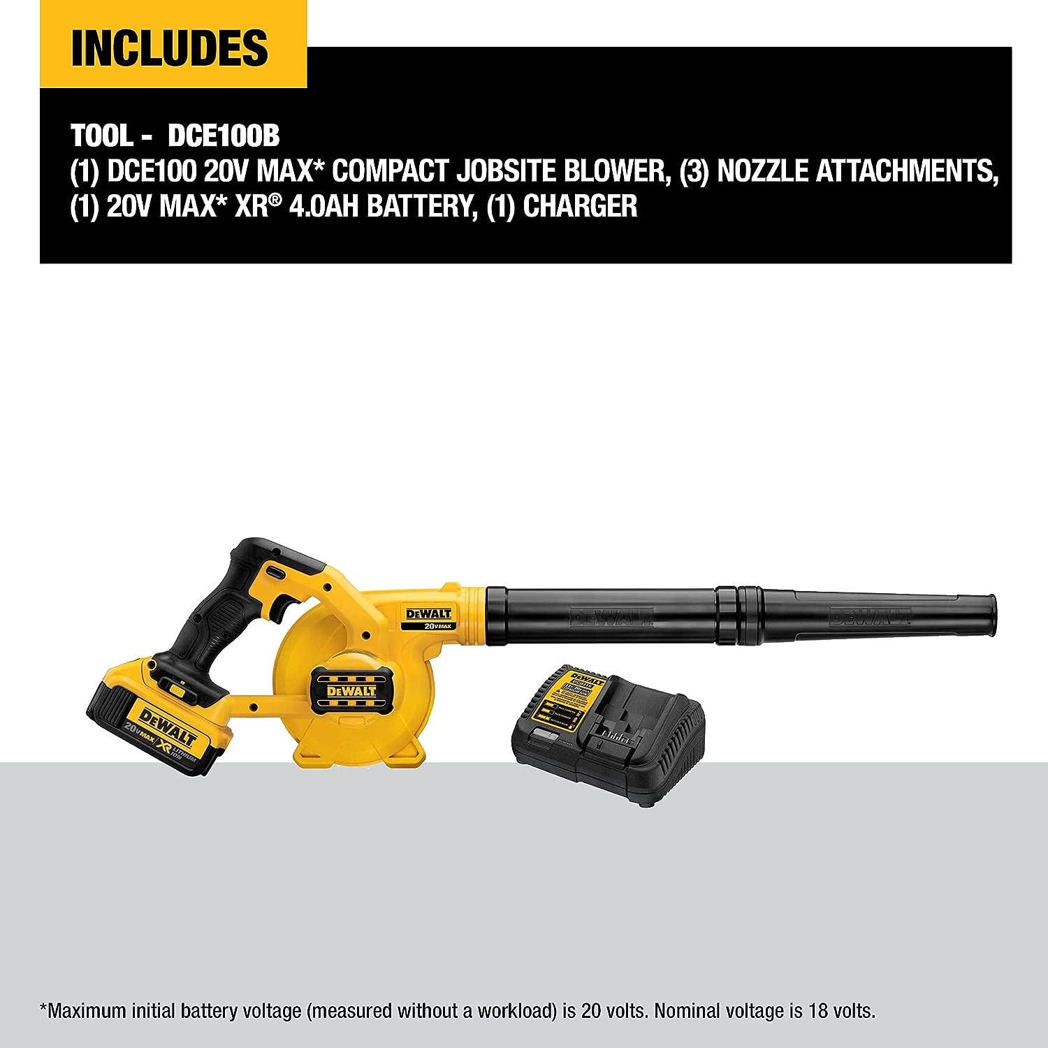 Souffleur Dewalt 20 V MAX pour kit de chantier