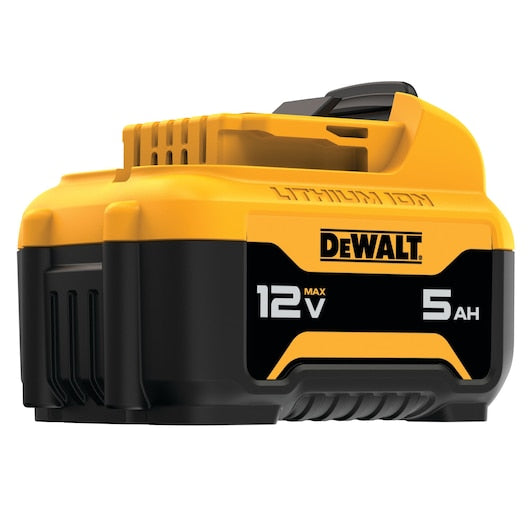 Batterie au lithium-ion Dewalt 12 V maximum 5,0 Ah