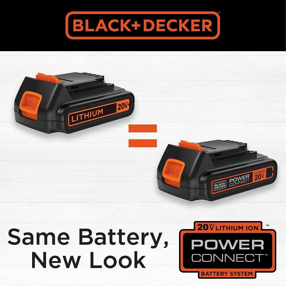 Black & Decker 20V Max Power Connect Cordless Drill - Orange