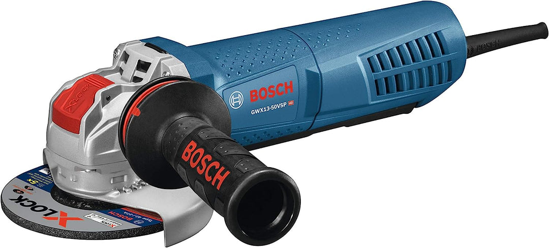Bosch 5" Variable-Speed Angle Grinder with Paddle Switch