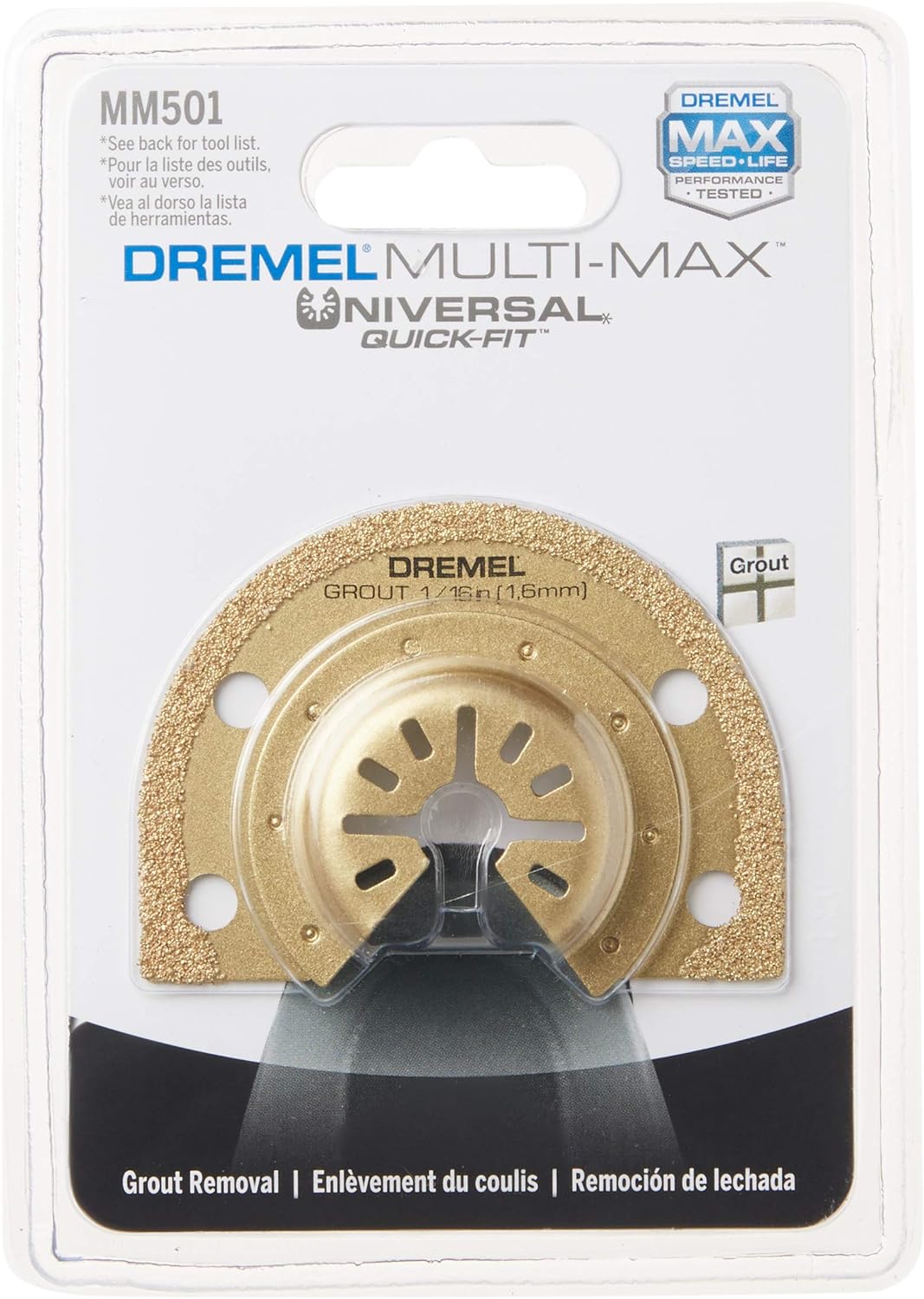 Bosch Dremel 1/16" Oscillating Multitool Blade for Grout Removal