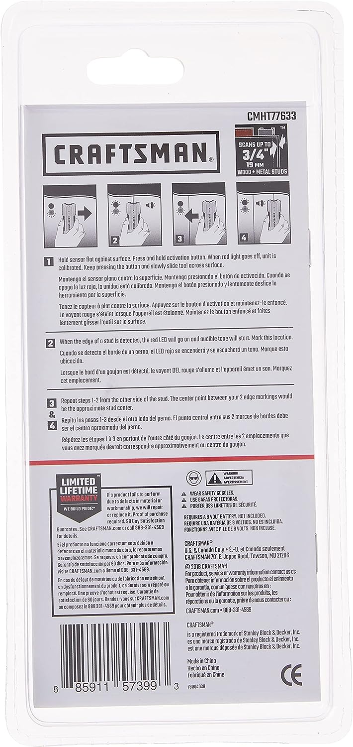 Craftsman High Visibility Stud Sensor