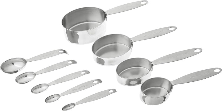 Cuisipro Measuring Cup and Spoon Set - Stainless Steel