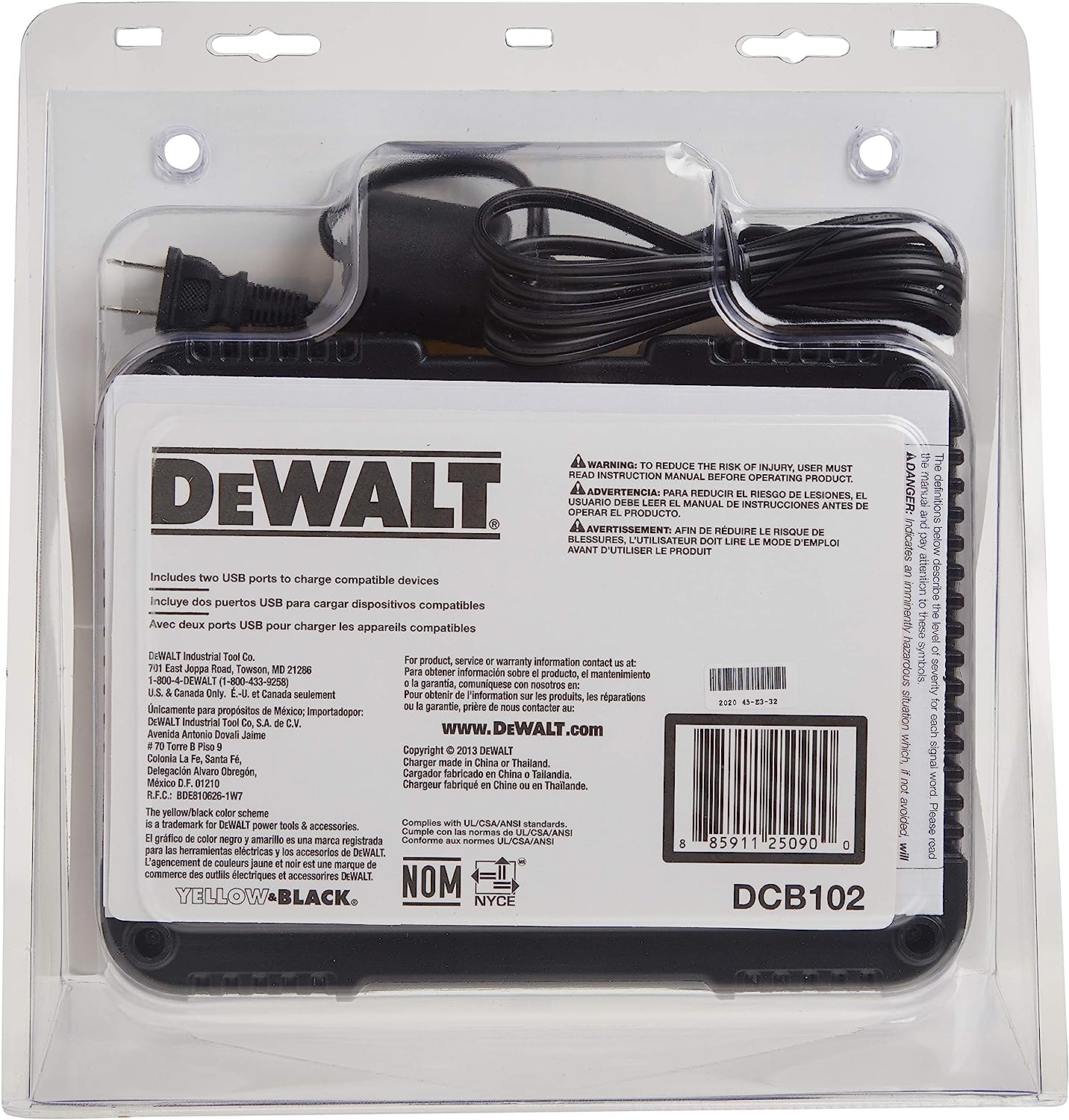 Station de recharge de chantier Dewalt 12 V