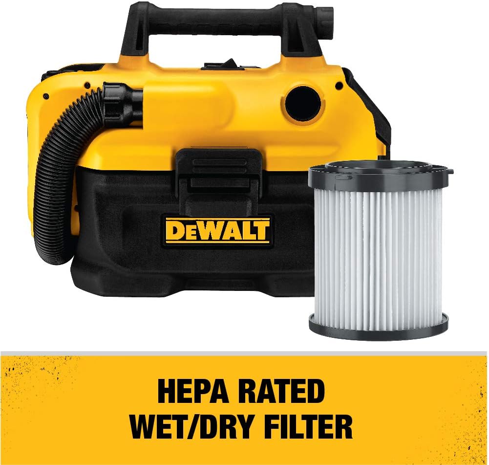 Aspirateur sec/humide sans fil Dewalt 18/20 V Max