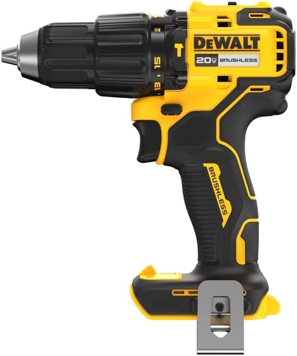 Dewalt 20V Max Brushless 1/2" Compact Cordless Hammer Drill with Ratcheting Chuck - Outil seul