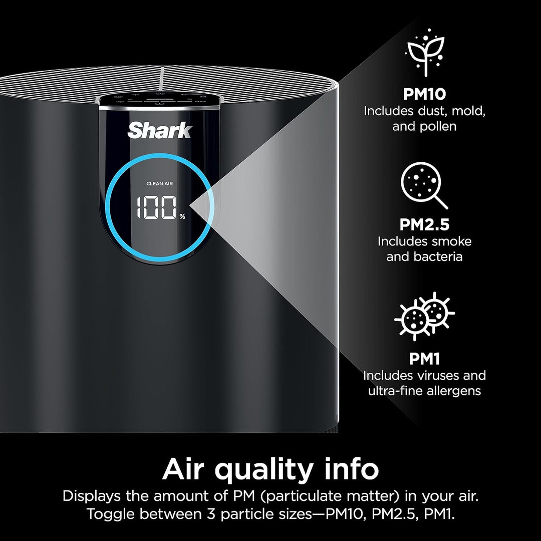 Shark Air Purifier with Nanoseal HEPA Filter & Odour Lock - Black  - Canadian Version