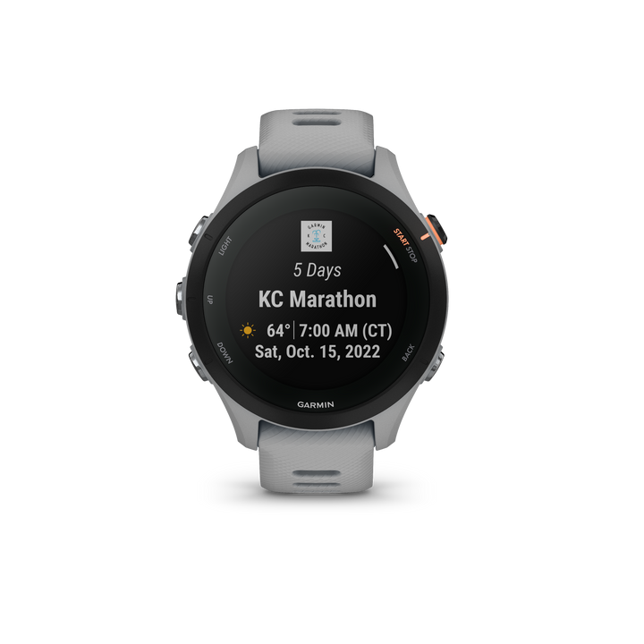 Garmin Forerunner 255S 41mm GPS Running Smartwatch - Powder Gray