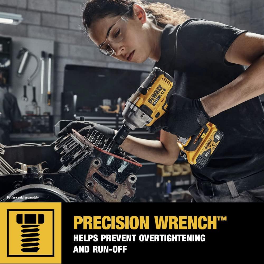Clé à chocs Dewalt 20V MAX 1/2" à gamme moyenne avec enclume PIN à cran d'arrêt - Outil seul