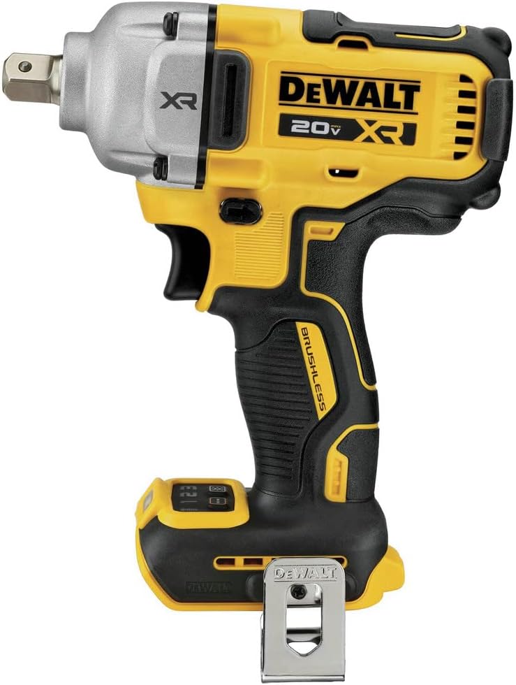 Clé à chocs Dewalt 20V MAX 1/2" à gamme moyenne avec enclume PIN à cran d'arrêt - Outil seul