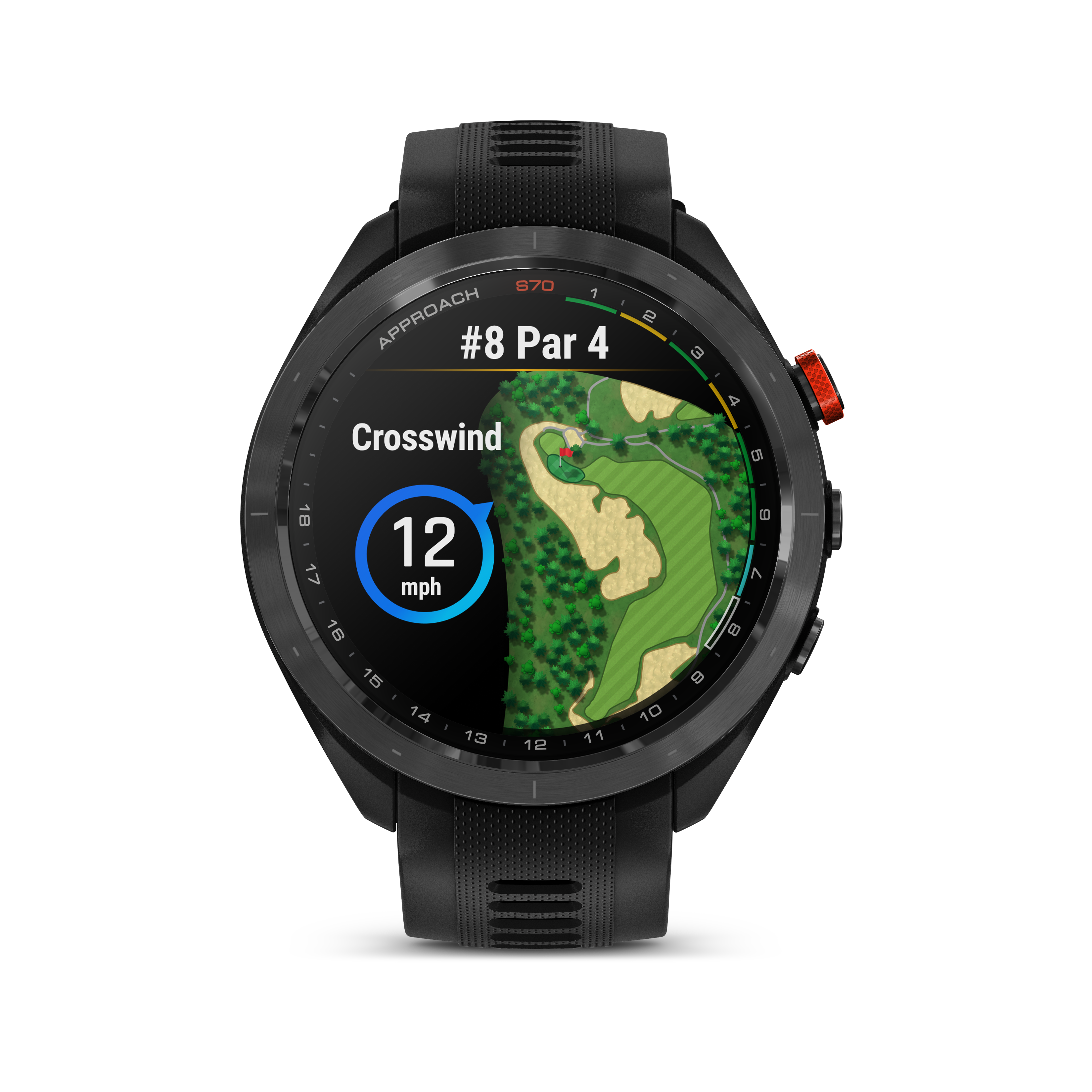 Garmin Approach S70 Premiun Golf GPS Watch - Black