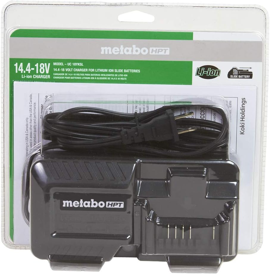 Metabo HPT 14,4V à 18V Chargeur de batterie