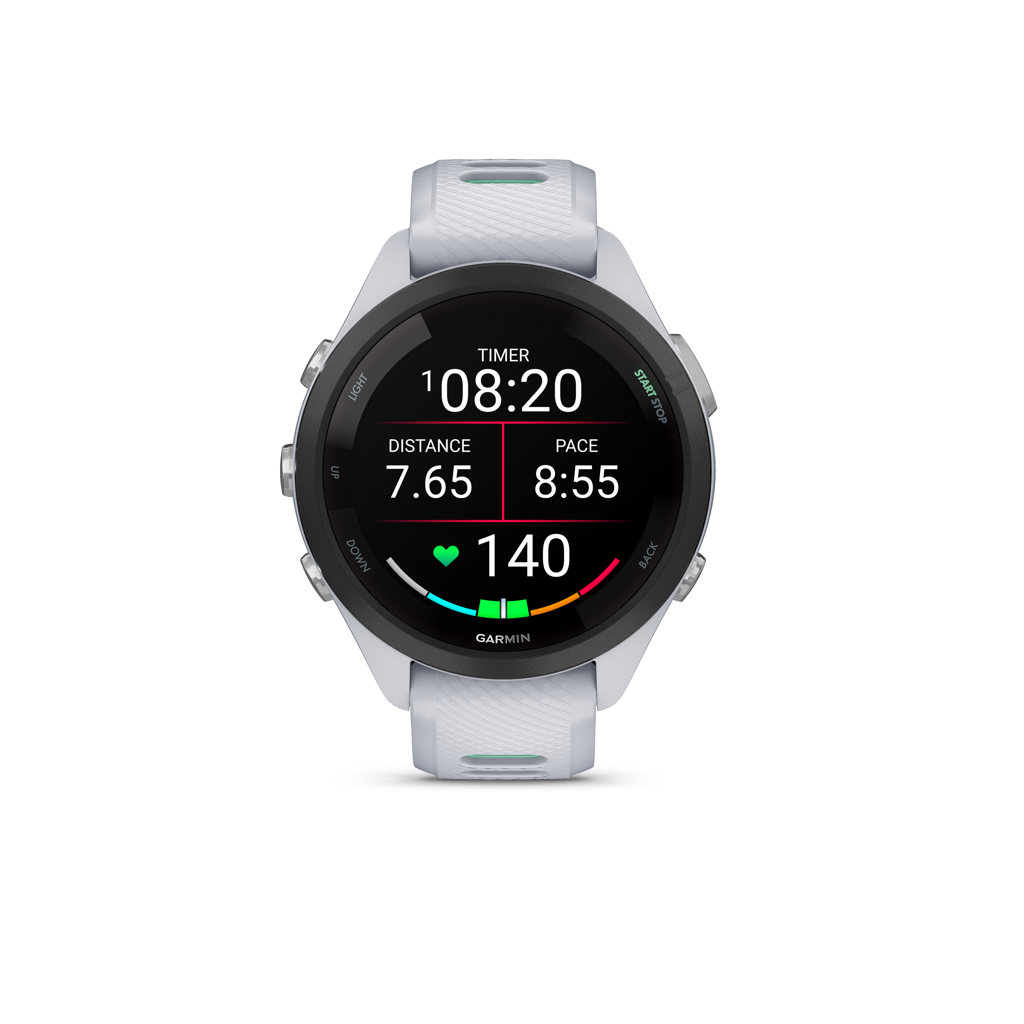 Garmin Forerunner265s Smartwatch - Whitestone & Neo Tropic