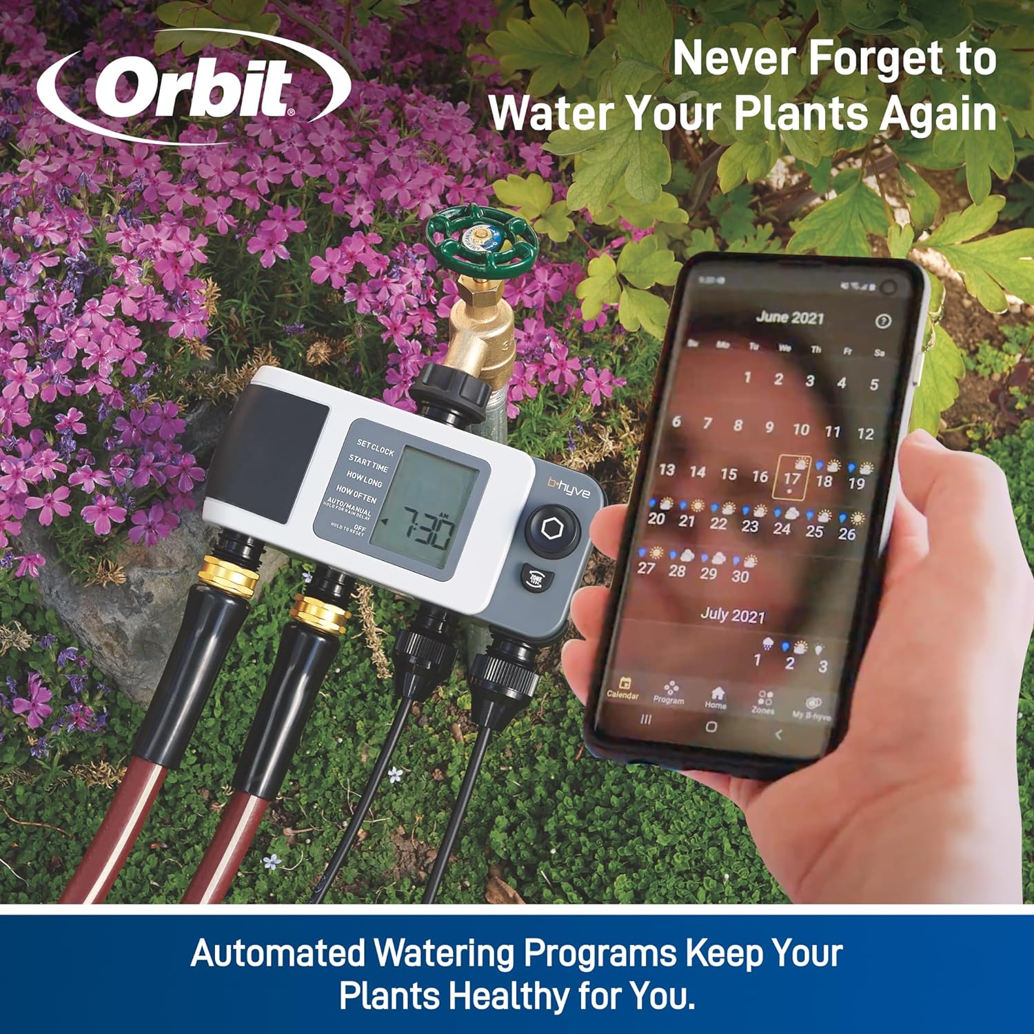 Orbit B-hyve XD 4-Port Smart Hose Watering Timer (minuteur d'arrosage intelligent)