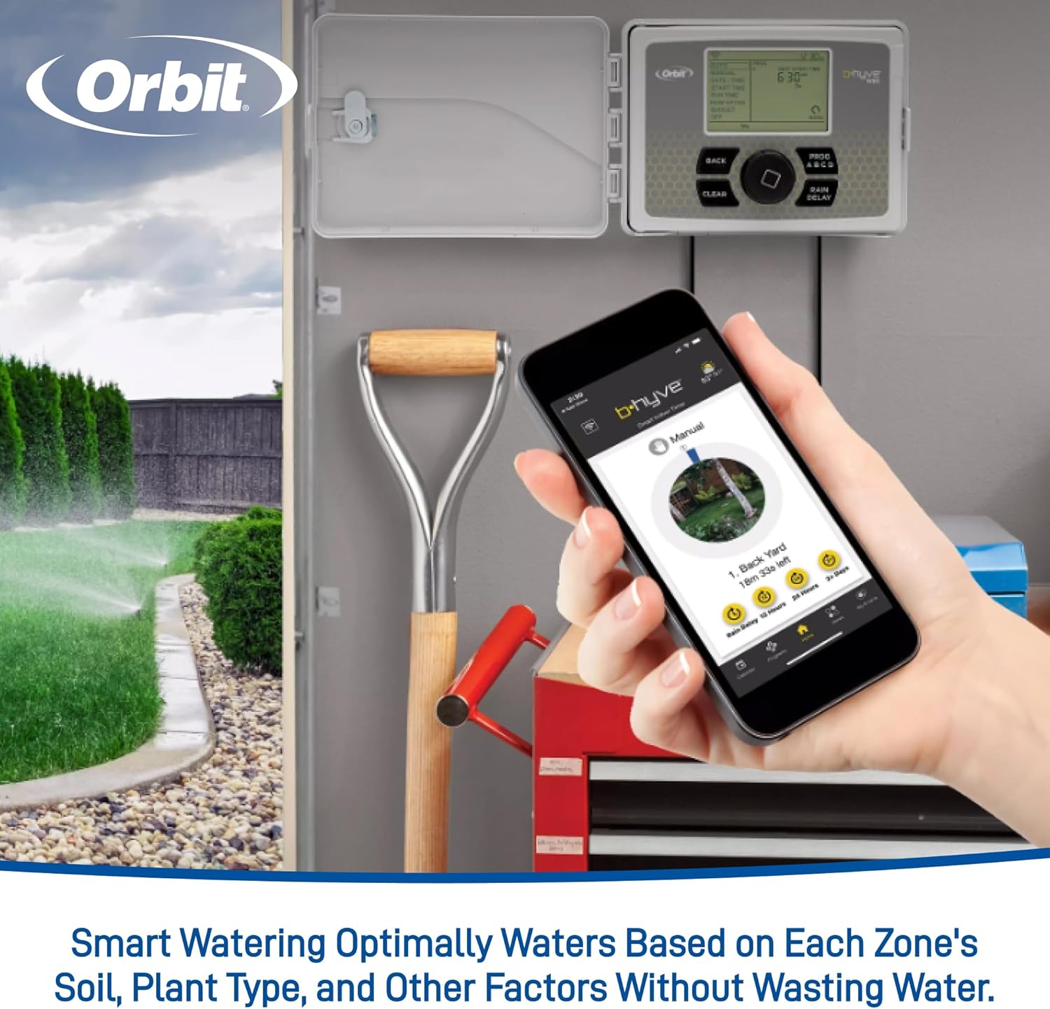 Orbit B-hyve Smart 12 Station Sprinkler System - Indoor / Outdoor
