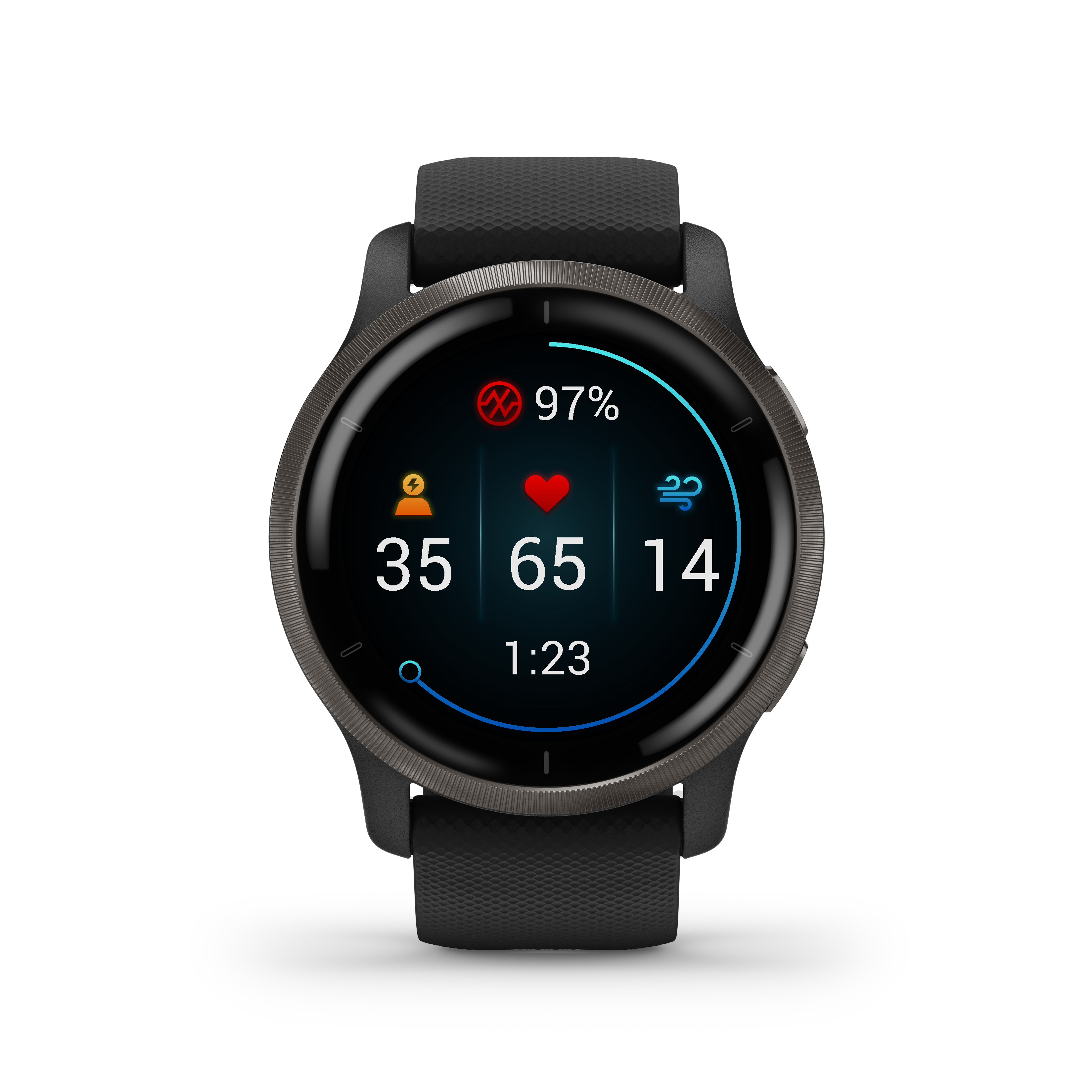 Garmin Venu 2 45mm Smartwatch Noir