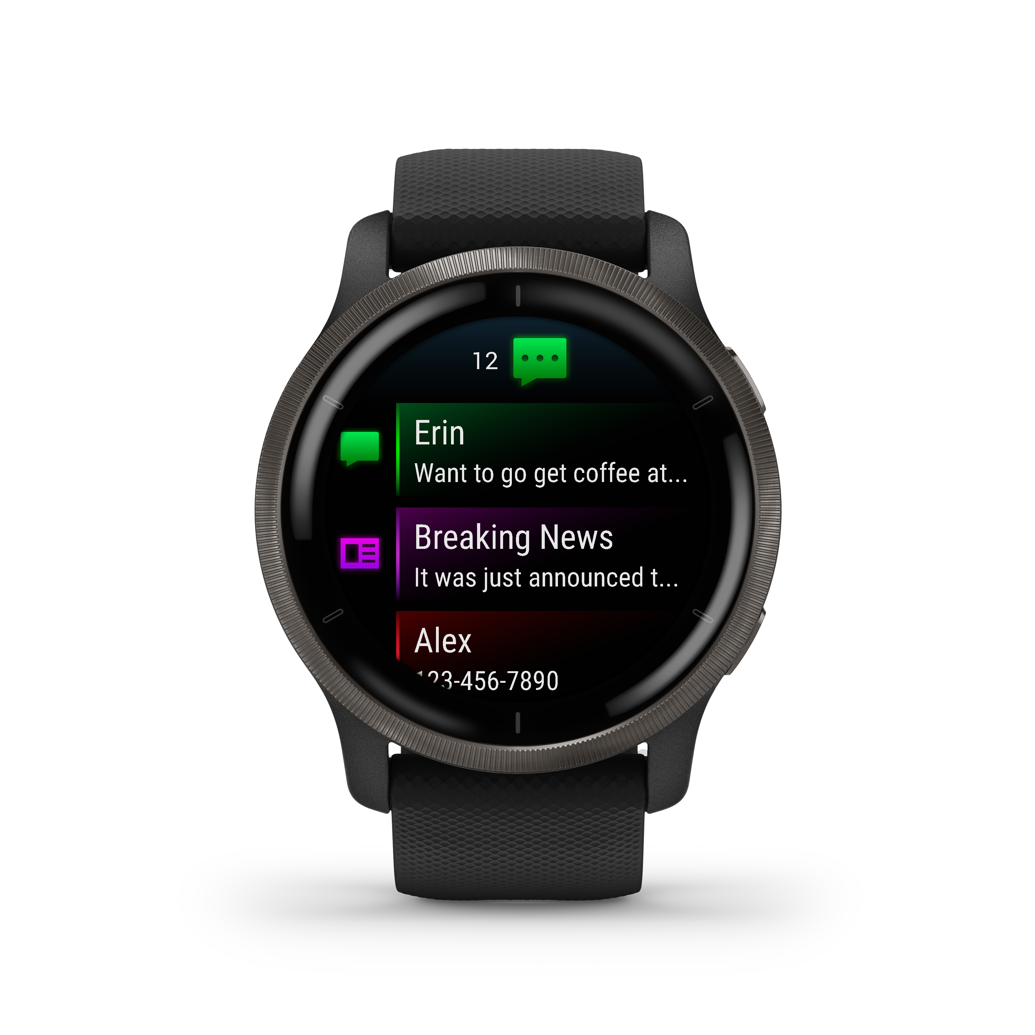 Garmin Venu 2 45mm Smartwatch Noir