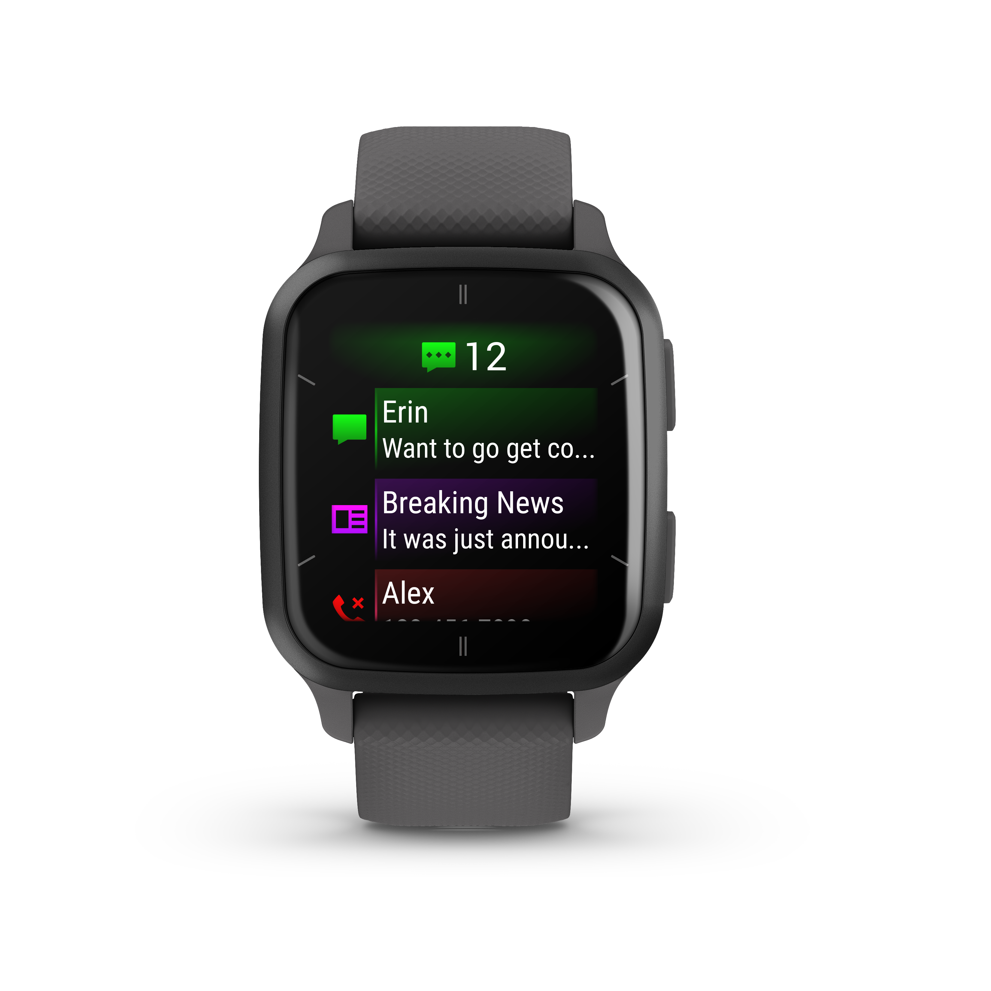 Garmin Venu Sq 2 GPS Smartwatch - Slate & Shadow Gray