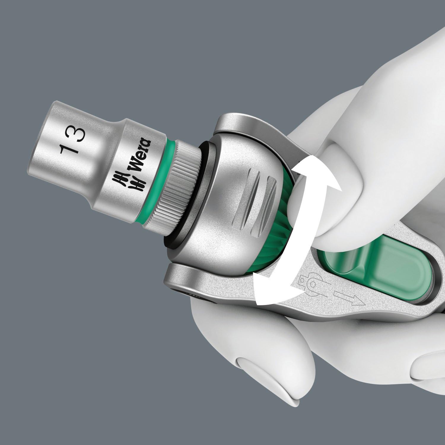 Wera 8100 SB 9 Zyklop Speed Ratchet 3/8" Imperial - Set