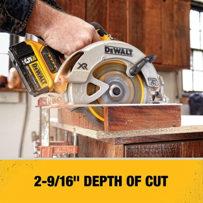 Dewalt 20V MAX XR 7-1/4" Scie circulaire - Outil seul