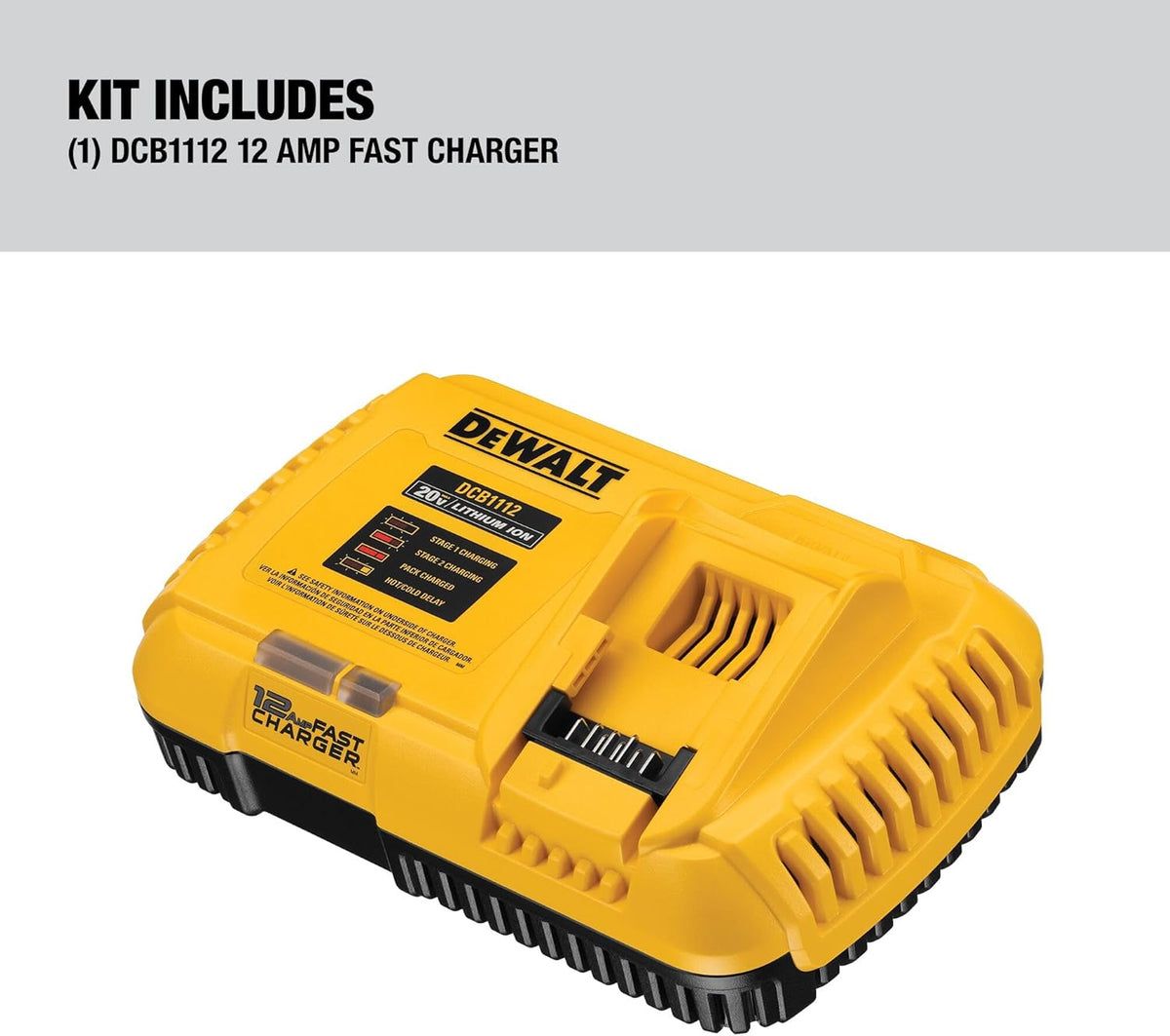 Chargeur de batterie Dewalt 20V Plus Flexvolt Fast Charger