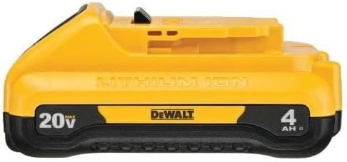 Batteries compactes Dewalt 20V Max 4.0Ah - 2 packs