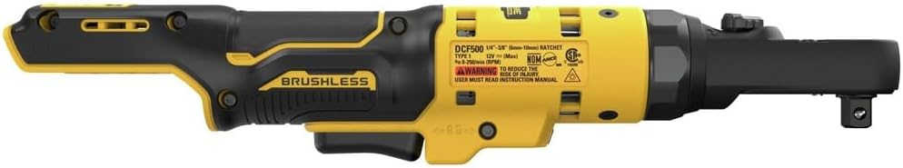 Dewalt 12V Max Xtreme Cordless 3/8" & 1/4" Ratchet Brushless Sealed Head - Tool Only