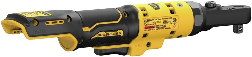 Dewalt 12V Max Xtreme Cordless 3/8" & 1/4" Ratchet Brushless Sealed Head - Tool Only