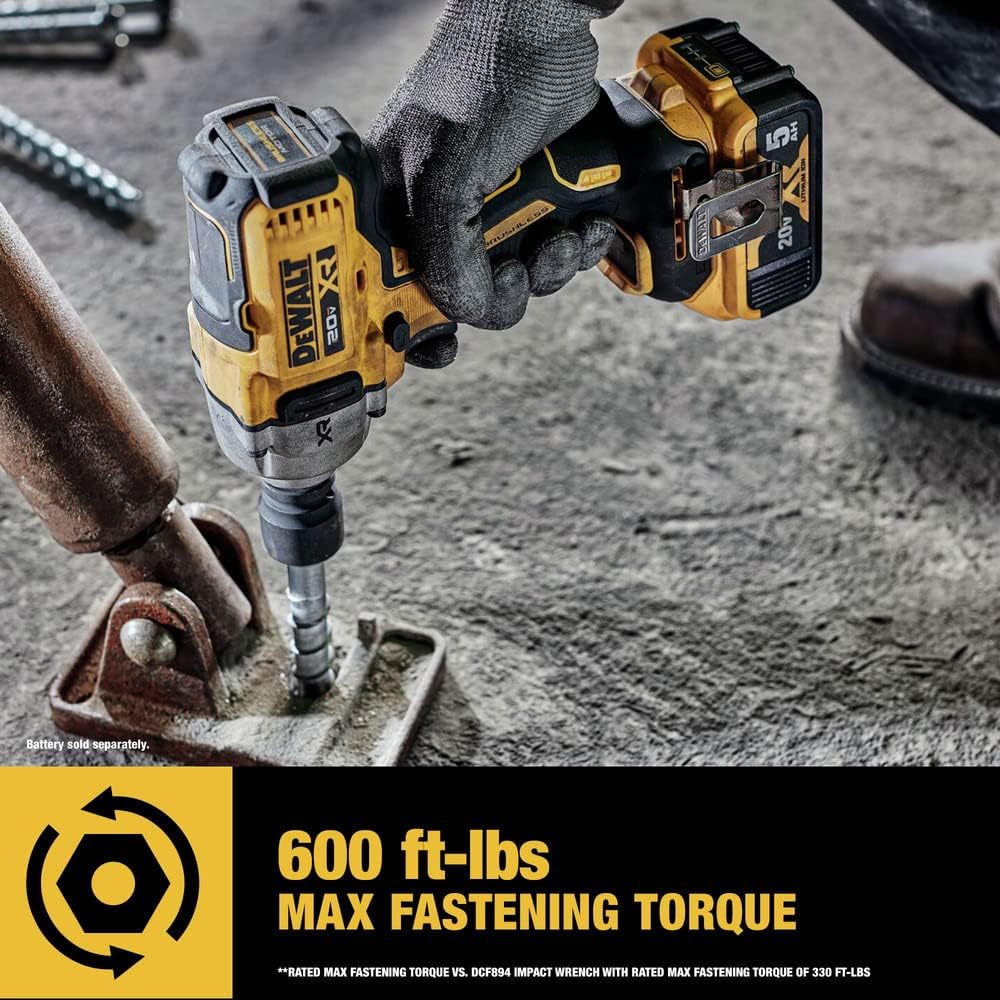 Dewalt 20V Max Clé à chocs moyenne 1/2" anneau HOG - Outil seul