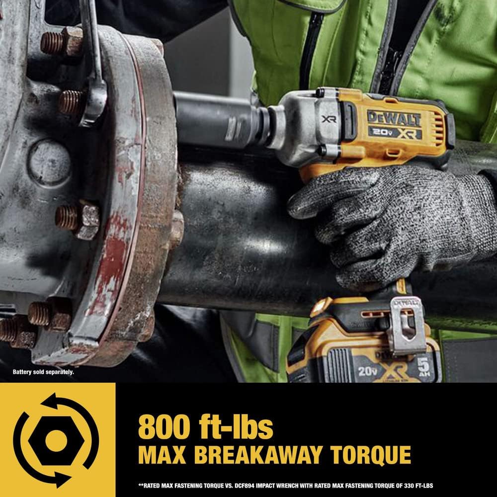 Dewalt 20V Max Clé à chocs moyenne 1/2" anneau HOG - Outil seul