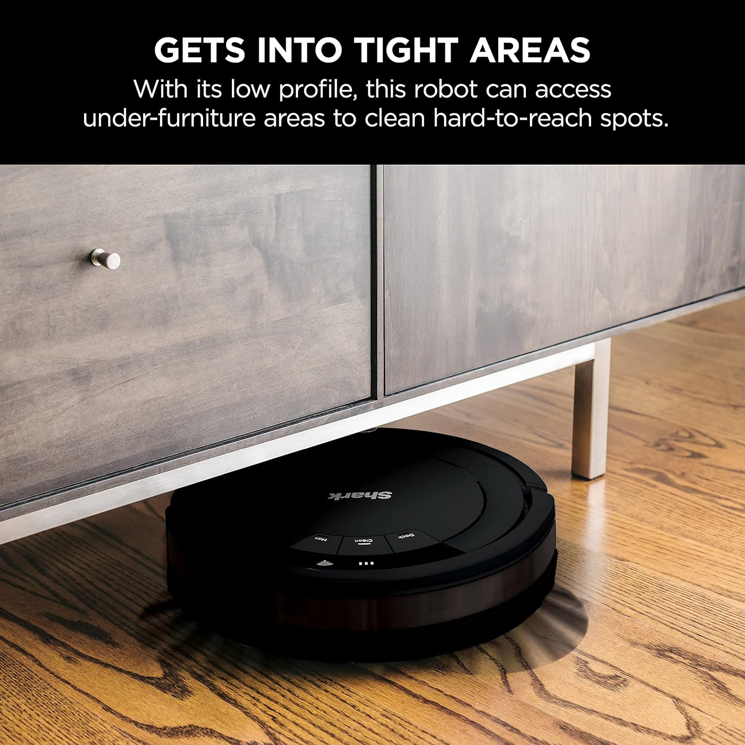 Refurbished Shark RV754CA ION Robot Vacuum Multi Surface Cleaning - Black