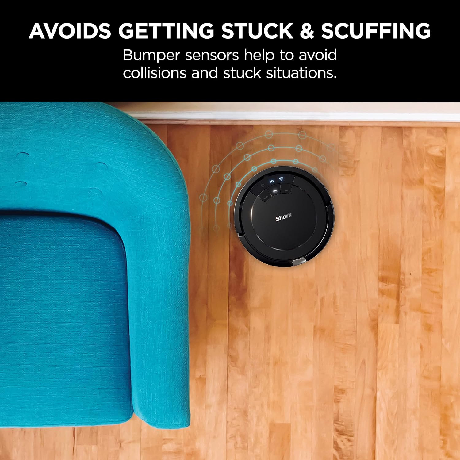 Refurbished Shark RV754CA ION Robot Vacuum Multi Surface Cleaning - Black