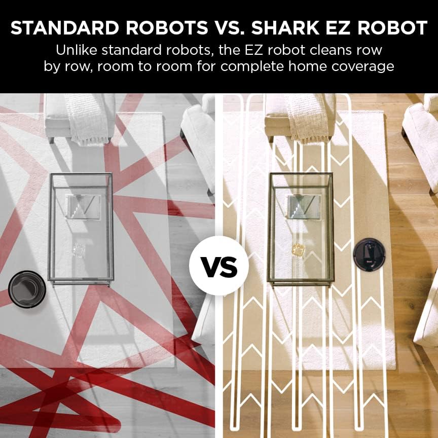Aspirateur Shark RV990CA EZ Robot auto-videur remis à neuf - Noir