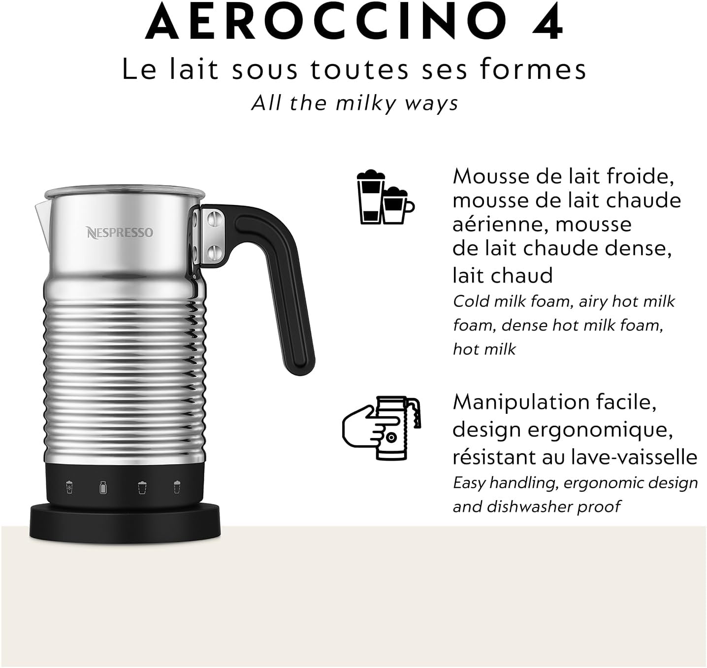 Nespresso Aeroccino 4 Silver