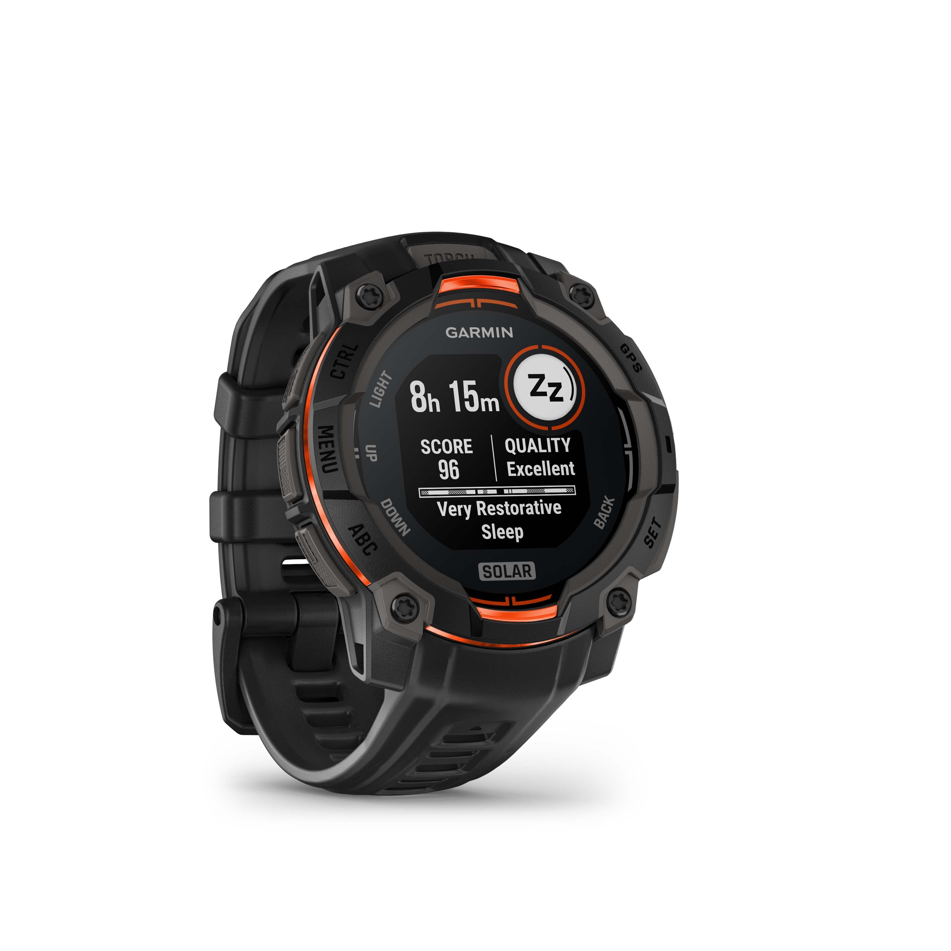 Garmin Instinct 3 45mm Solar - Noir