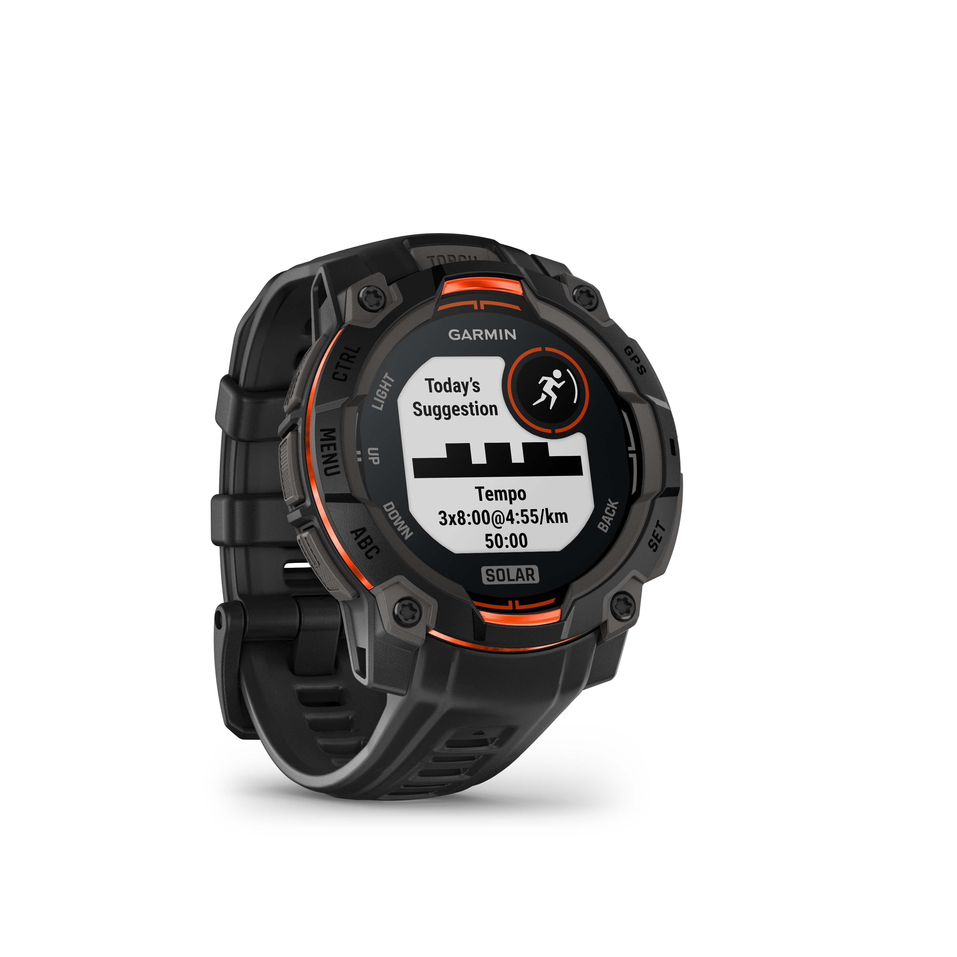 Garmin Instinct 3 45mm Solar - Noir
