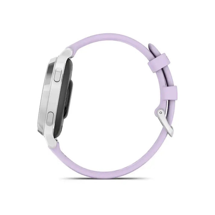 Garmin Lily 2 with Silicone Band - Silver Purple
